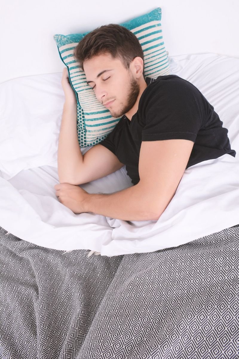 Comfortable bedroom representing healthy sleep